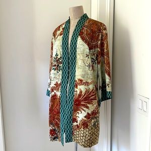 Reversible Chico’s duster coat